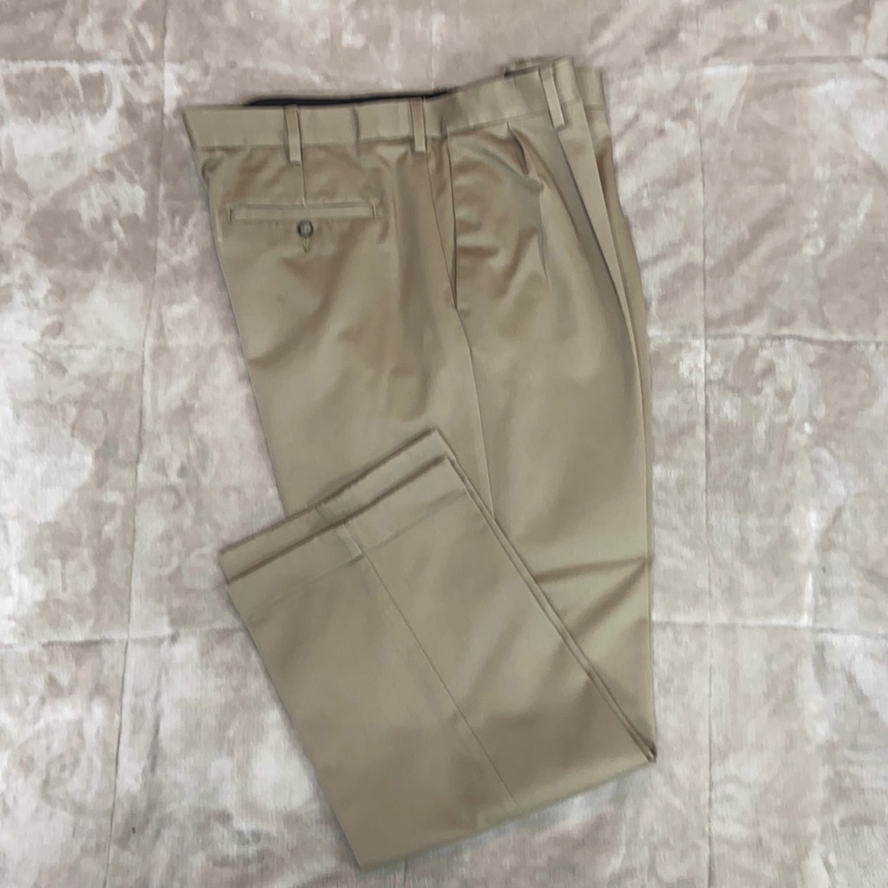 Croft & Barrow pleat front dress pants.